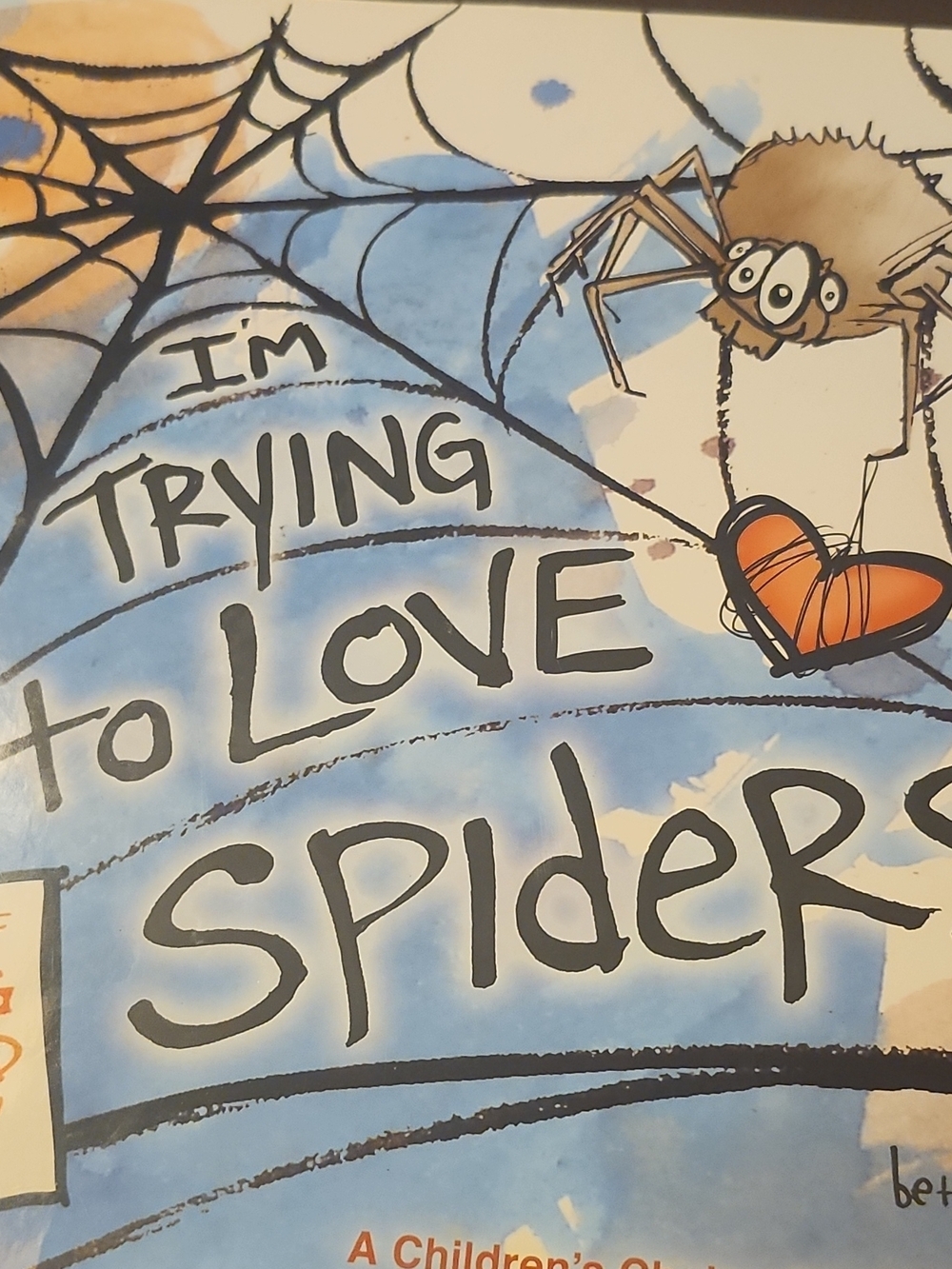Children's Book Cover - "I'm Trying to Love Spiders"